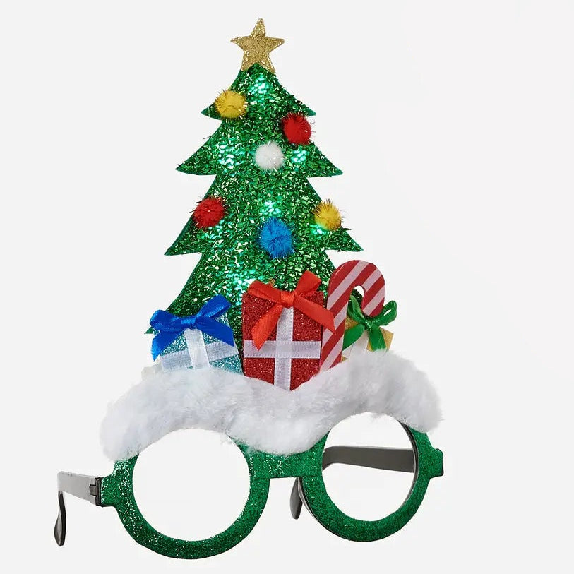 Lit Reindeer / Christmas Tree Glasses