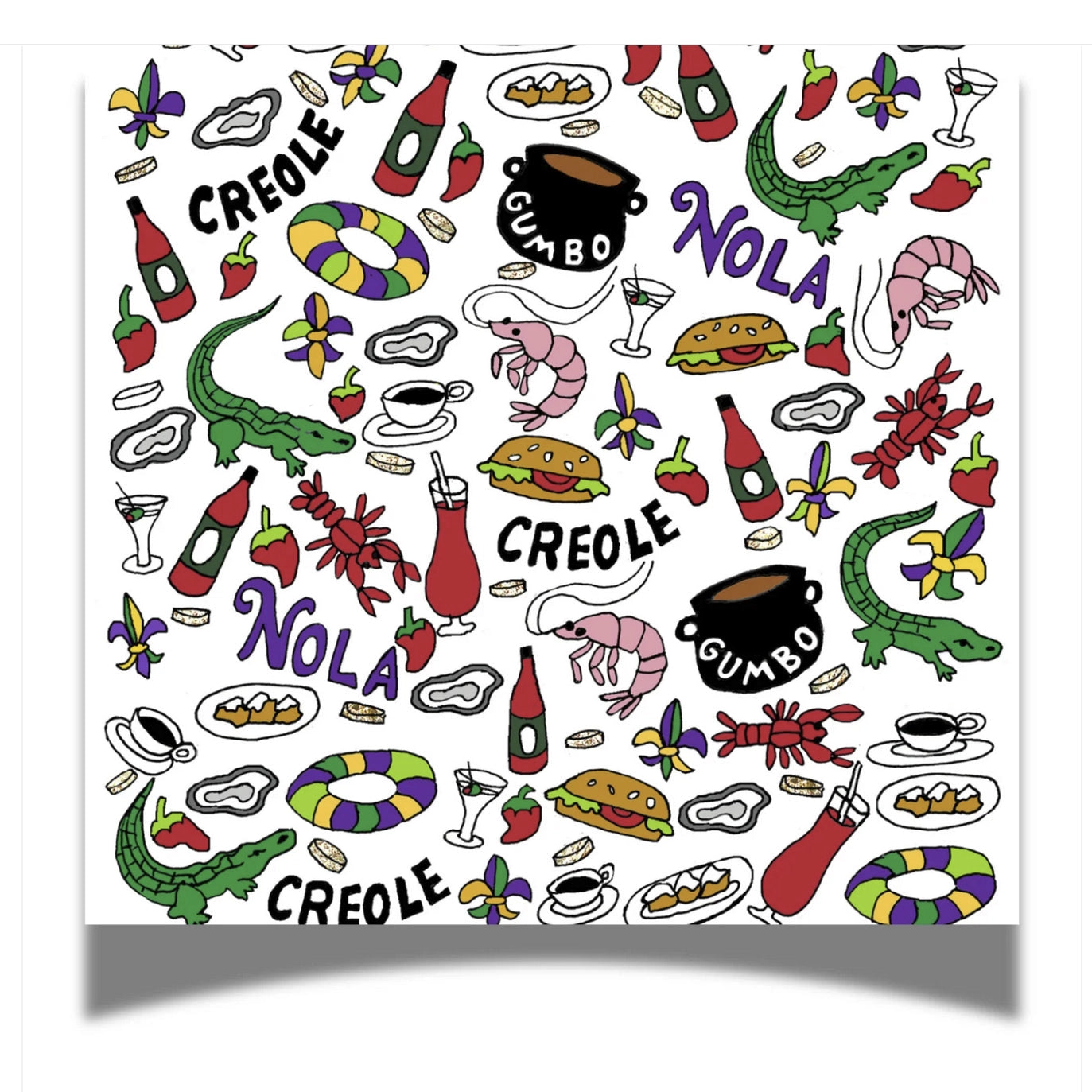 Big Easy Foods Cocktail Napkin