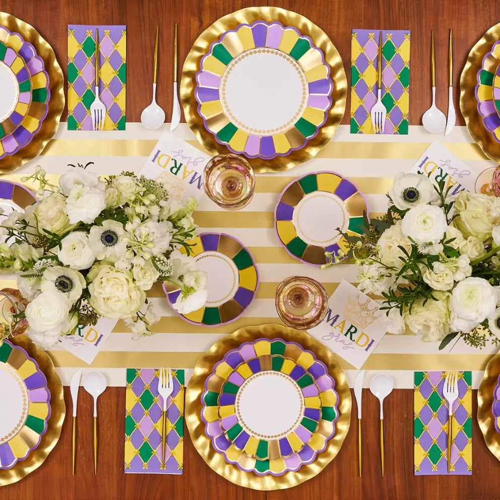 Let's Mardi Salad Plates