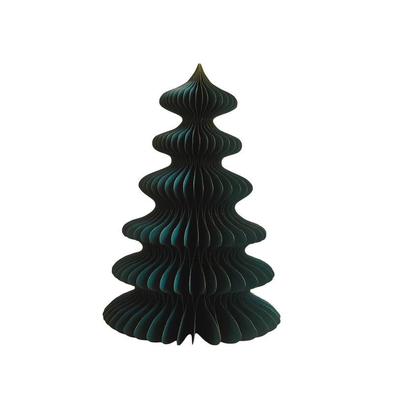Teal Paper Folding Honeycomb Tree