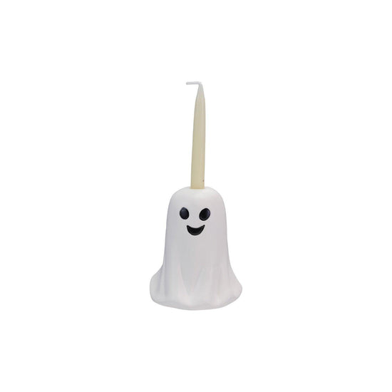 Stoneware Ghost Candle Holder