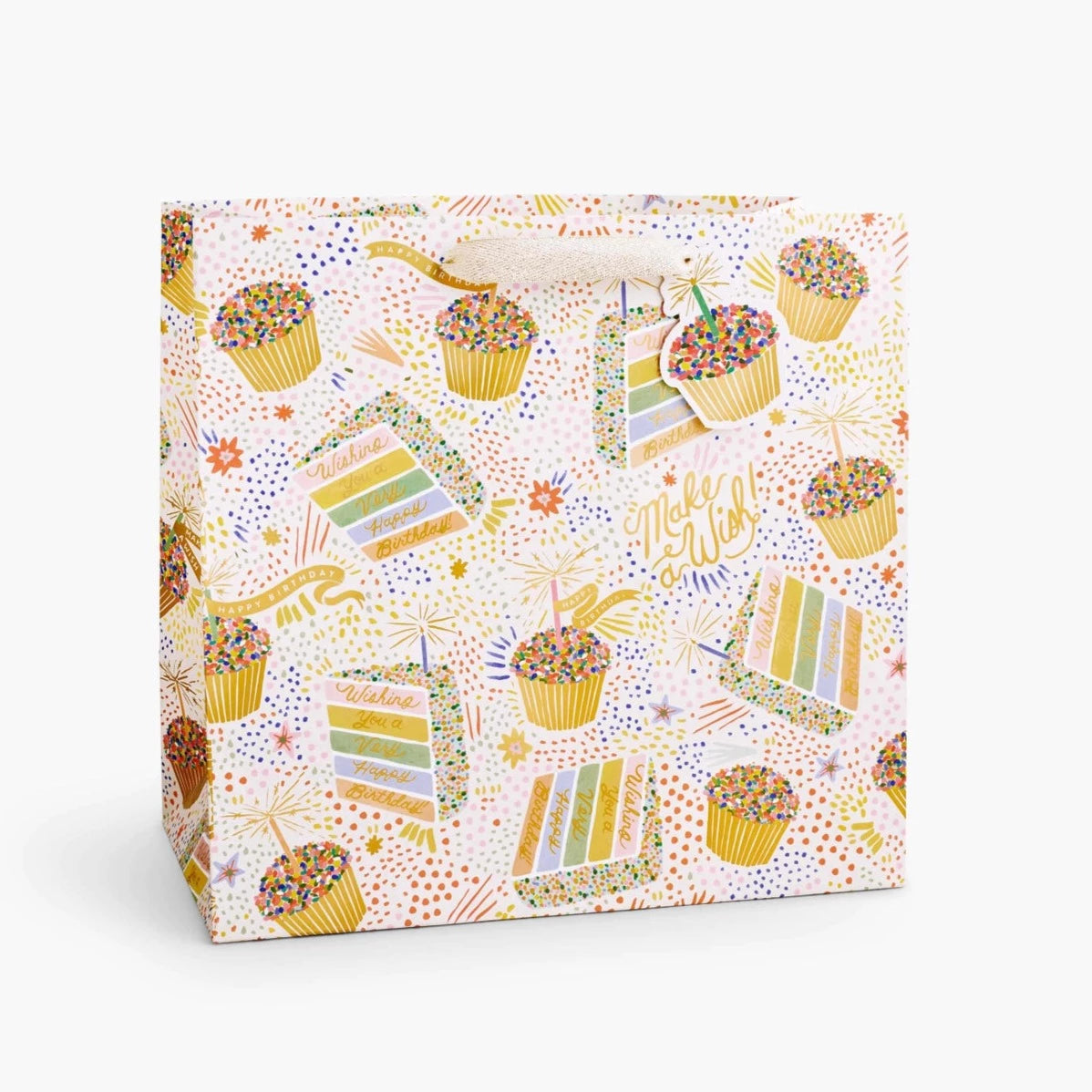 Load image into Gallery viewer, Birthday Cake Large Gift Bag
