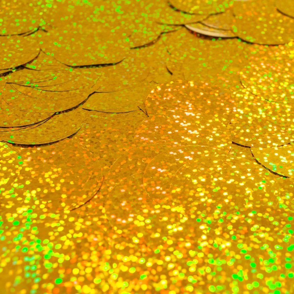 Holographic Gold Confetti