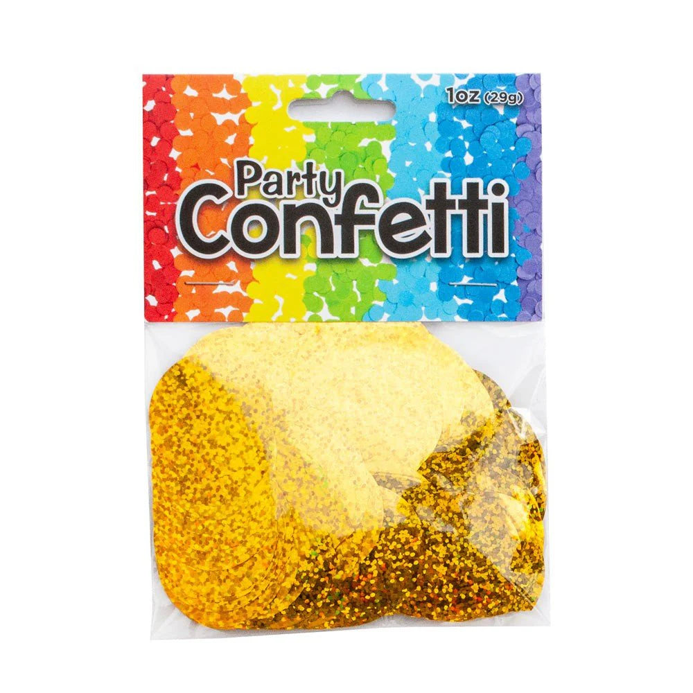 Holographic Gold Confetti