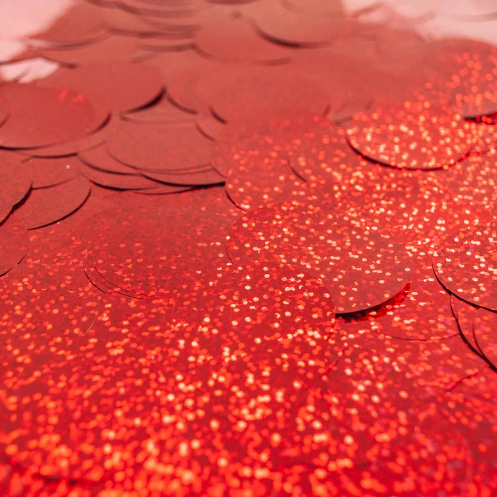 Red Holographic Confetti