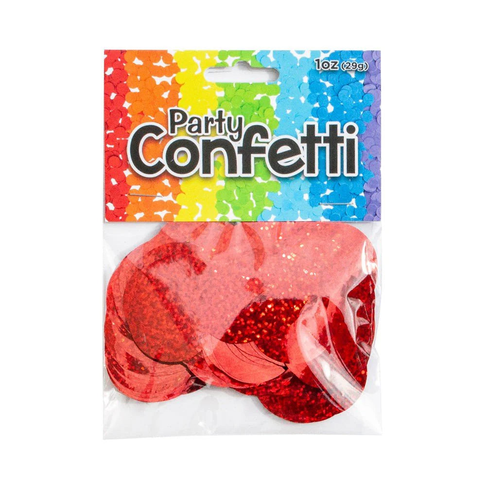 Red Holographic Confetti