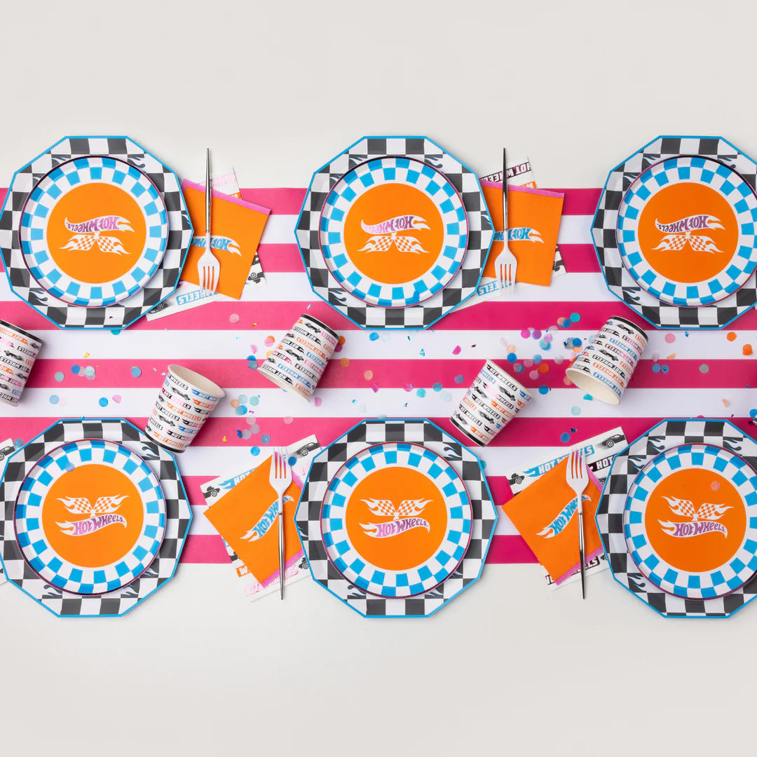 Hot Wheels Orange Small Napkins