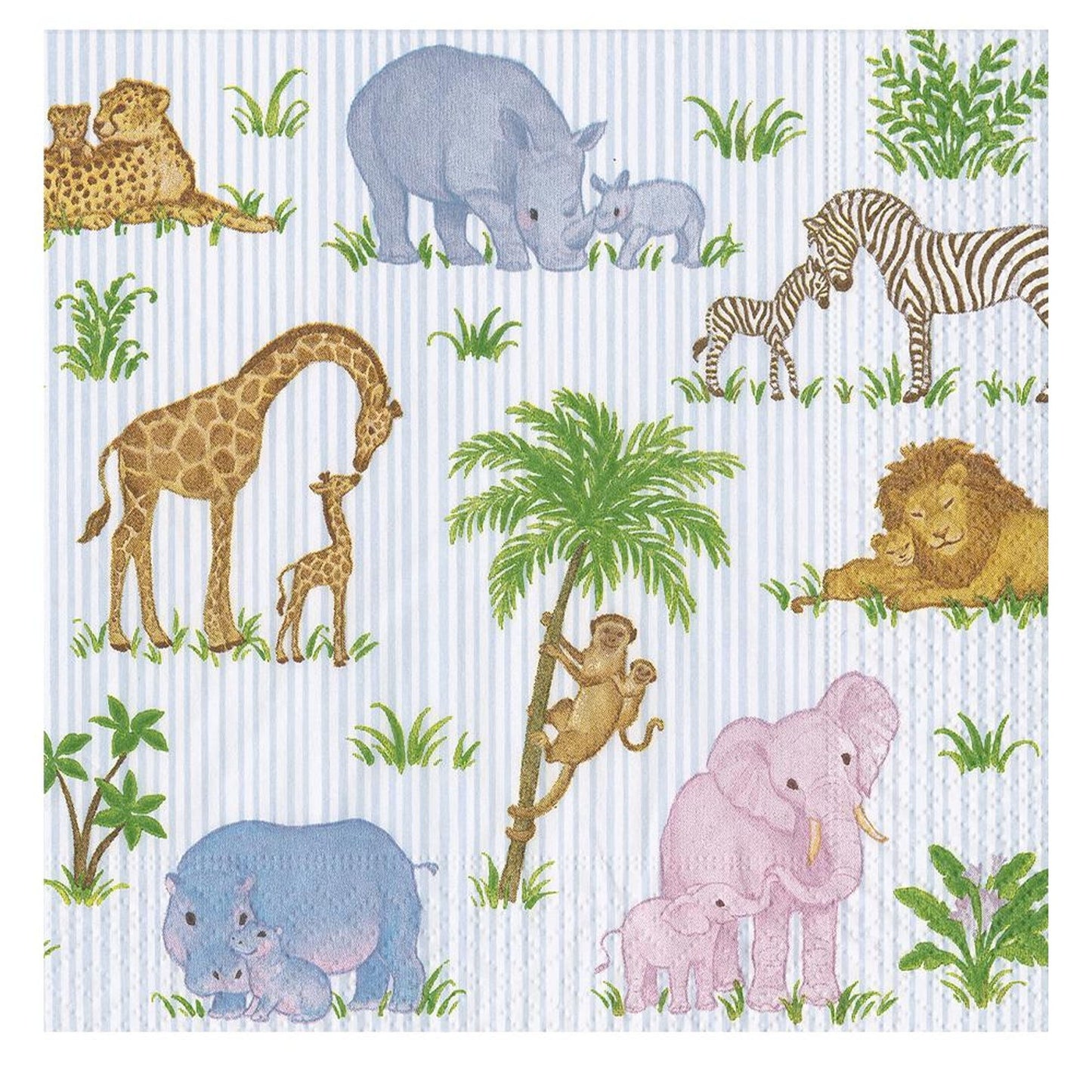 Safari Baby Luncheon Napkins