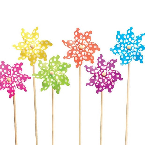 Small Polka Dot Pinwheel