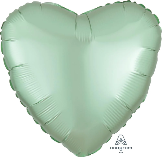 18" Pastel Mylar Heart Balloons