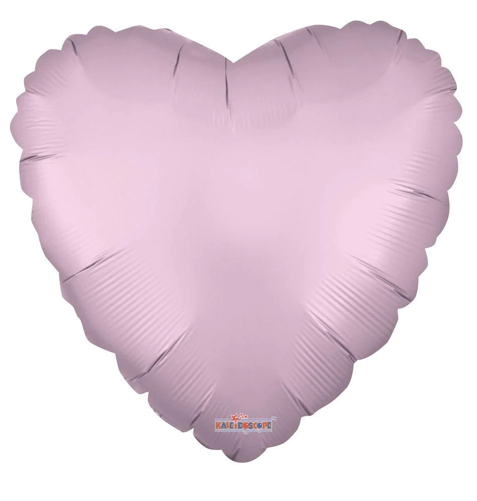 18" Pastel Mylar Heart Balloons