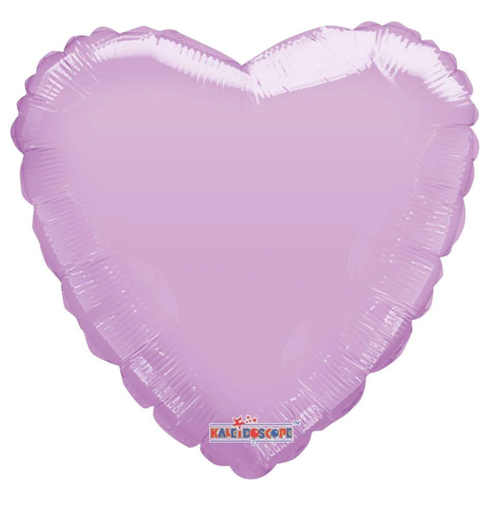 18" Pastel Mylar Heart Balloons