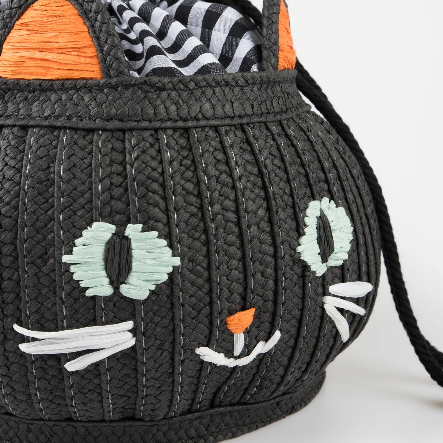 Cat Basket Trick or Treat Bag