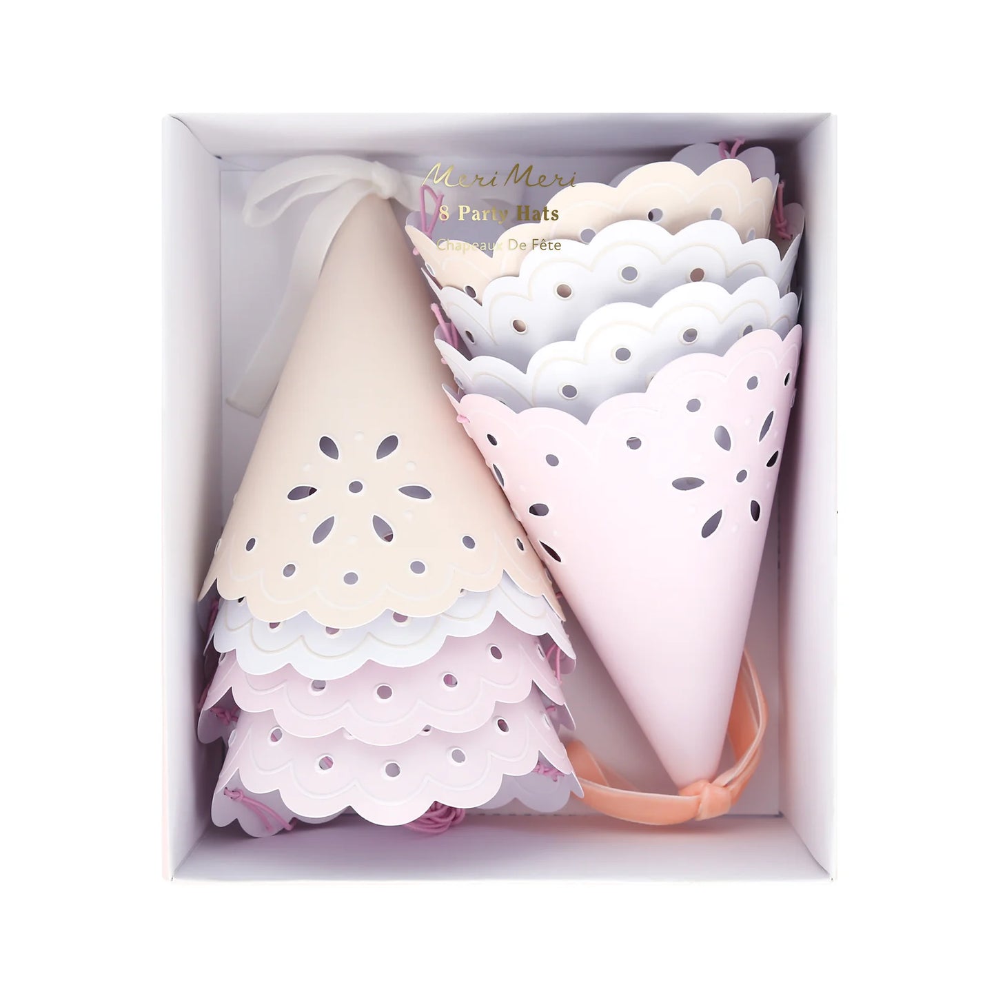 Broderie Anglaise Lace Party Hats