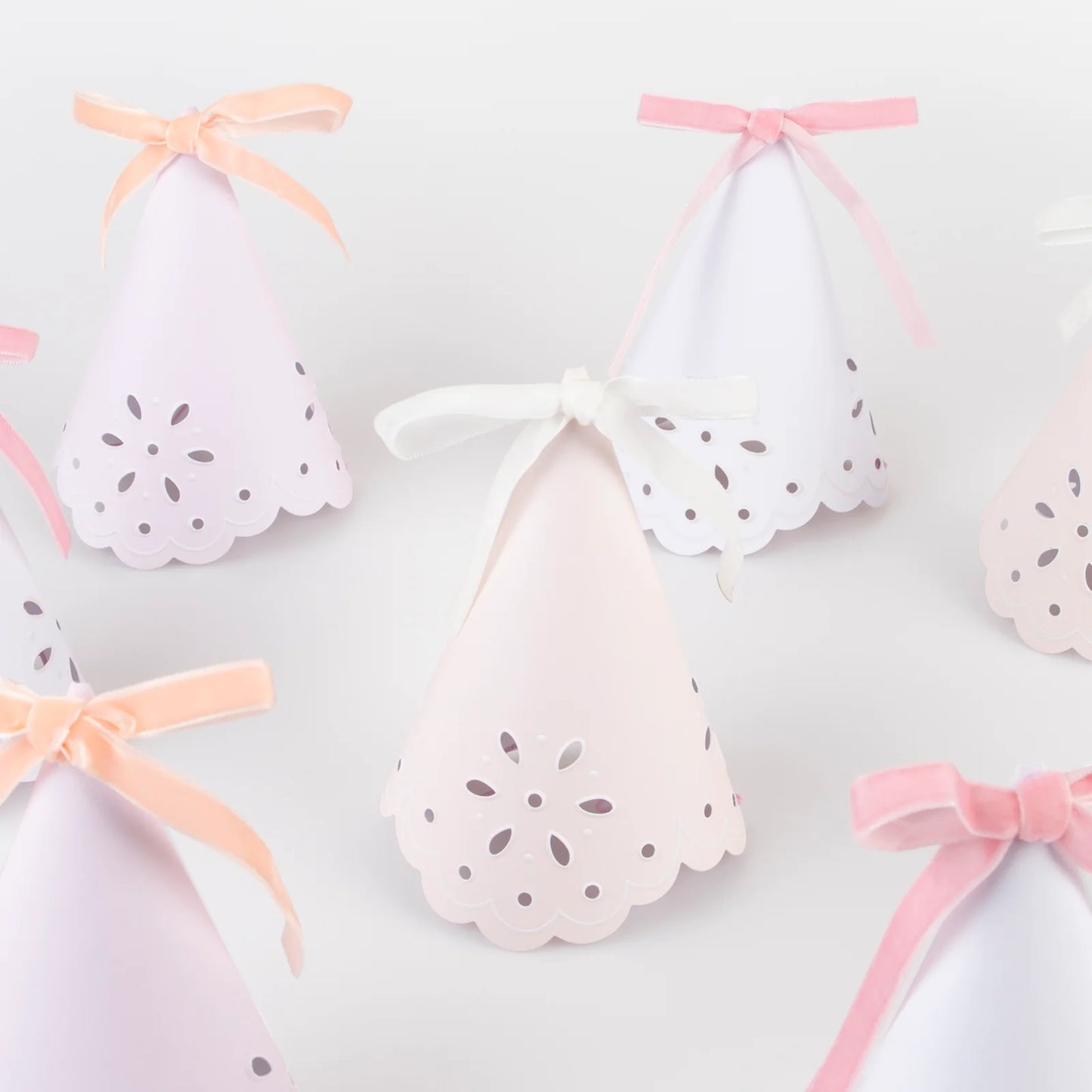 Broderie Anglaise Lace Party Hats