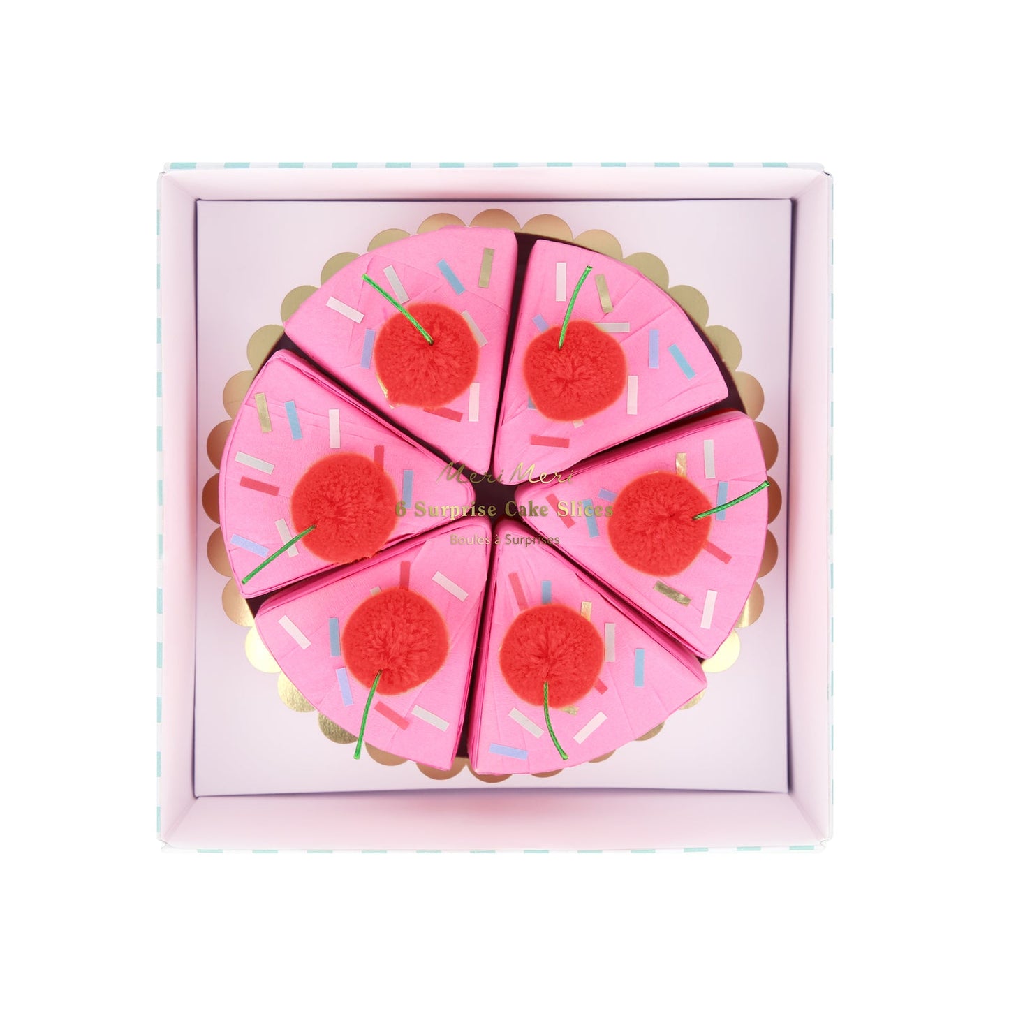 Surprise Cake Slices