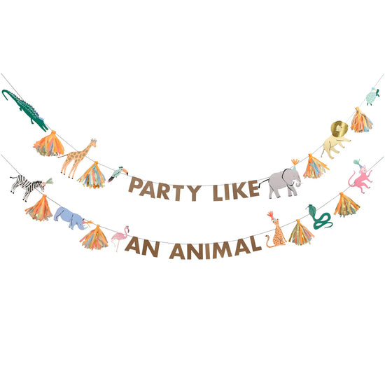 Safari Party Animal Garland
