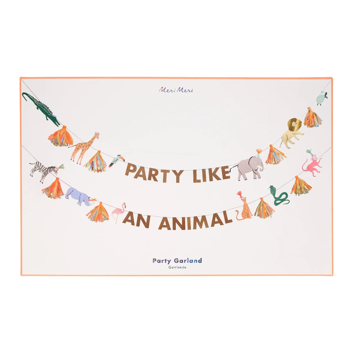 Safari Party Animal Garland