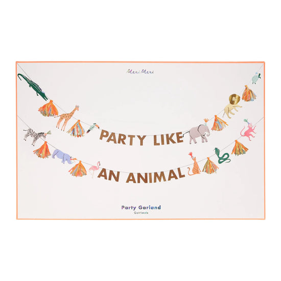 Safari Party Animal Garland