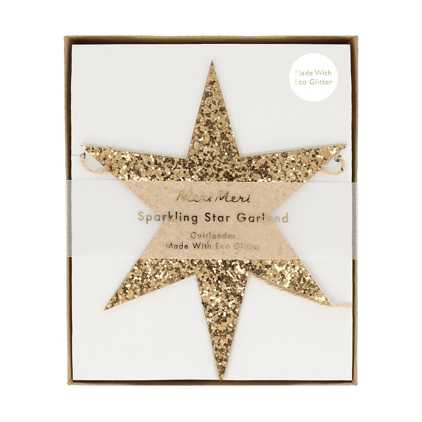 Glitter Stars Garland