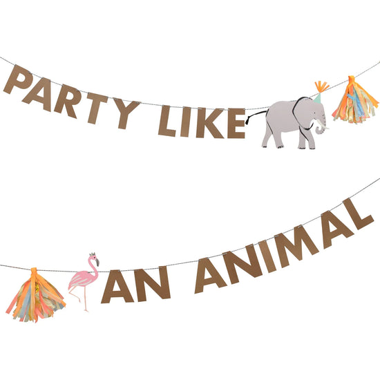 Safari Party Animal Garland