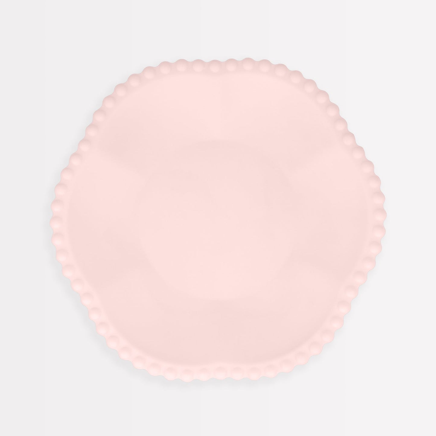 Pink Dot Edged Flower Compostable Side Plates