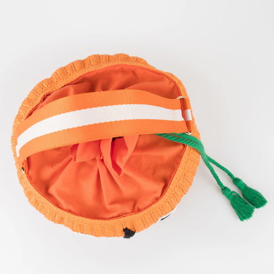 Pumpkin Basket Trick or Treat Bag