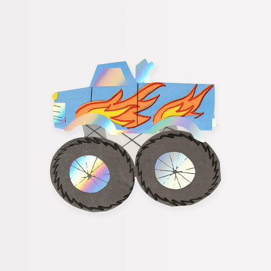 Monster Truck Napkins