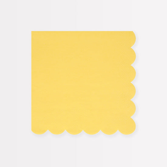 Lemon Sherbet Large Napkins