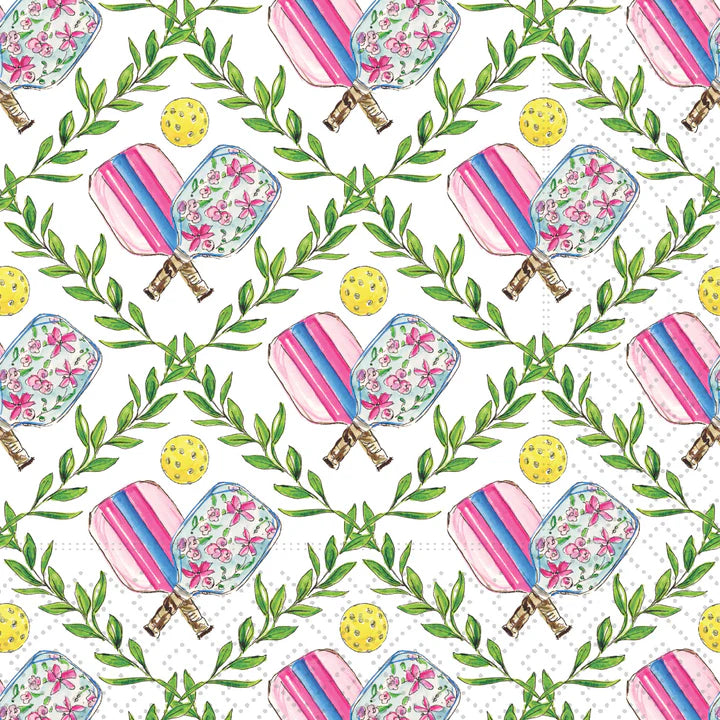 Pickleball Game Cocktail Napkins