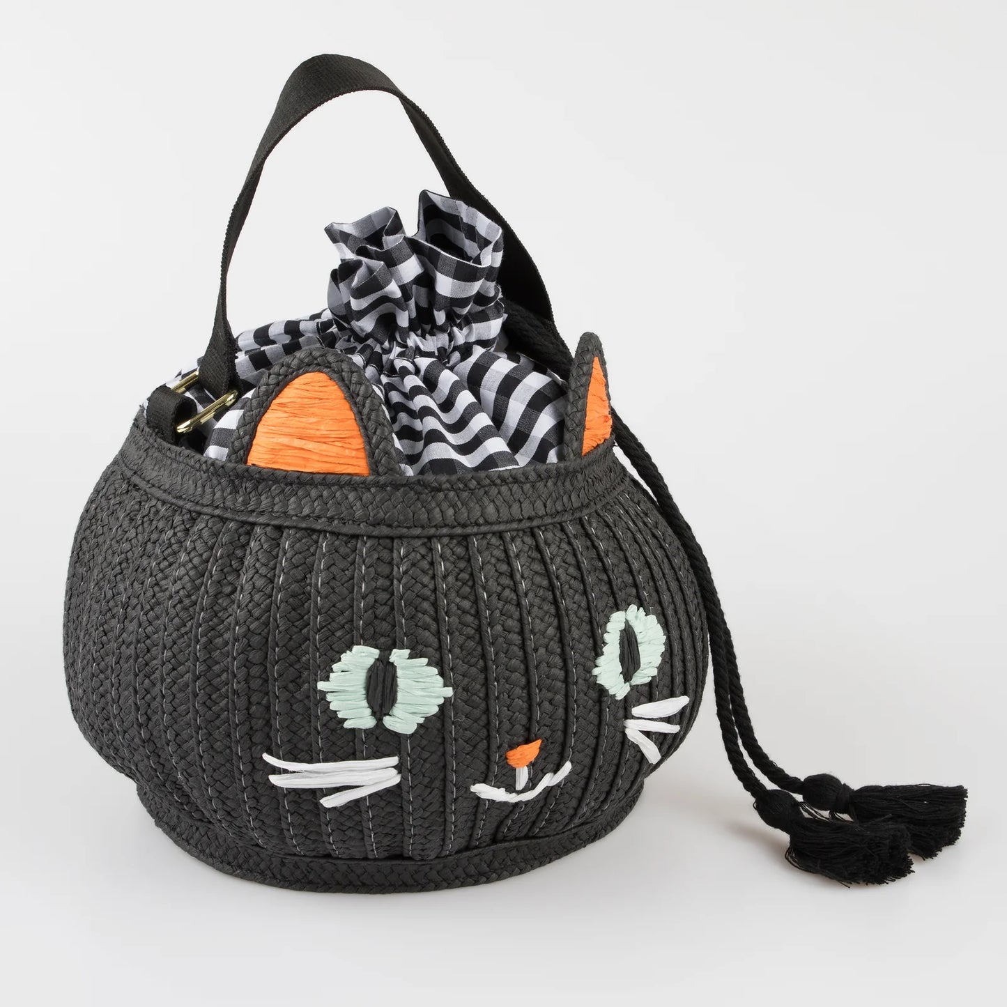 Cat Basket Trick or Treat Bag