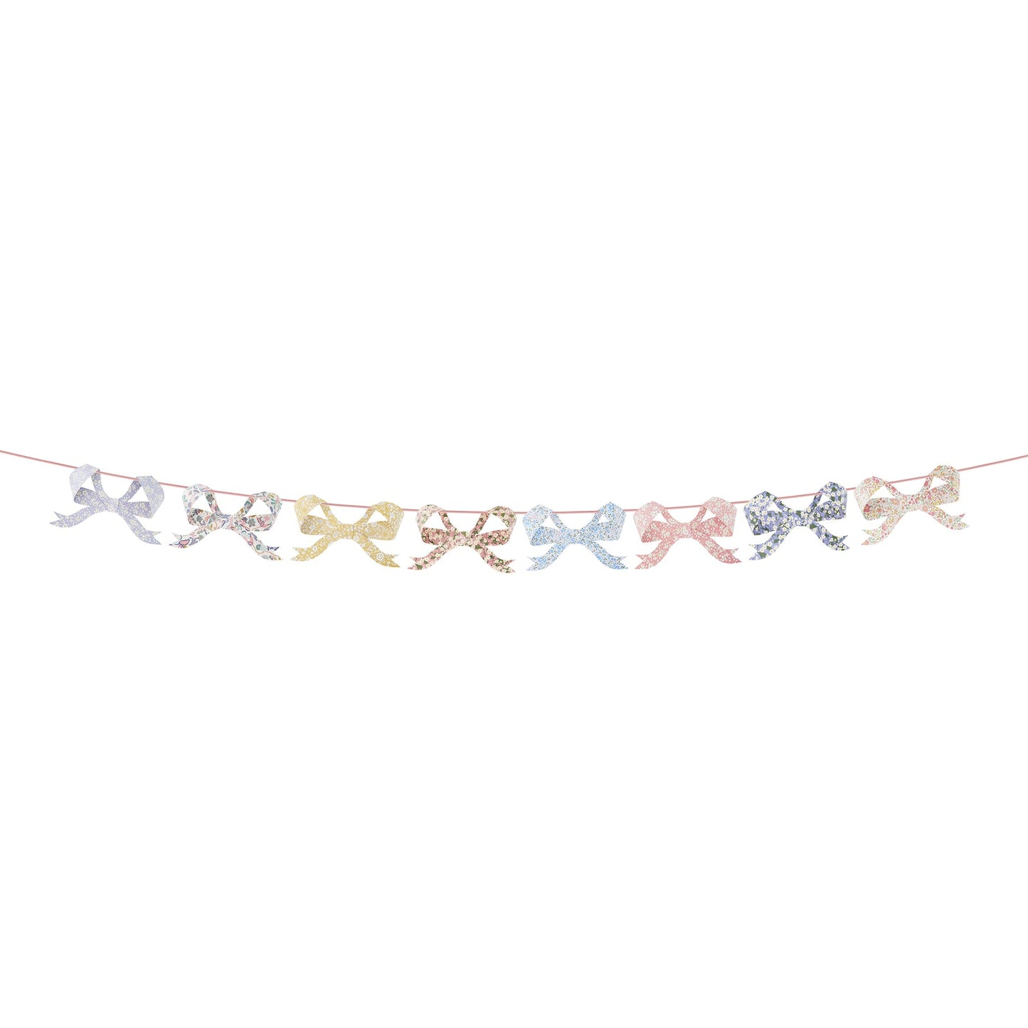 Liberty Floral Bow Garland