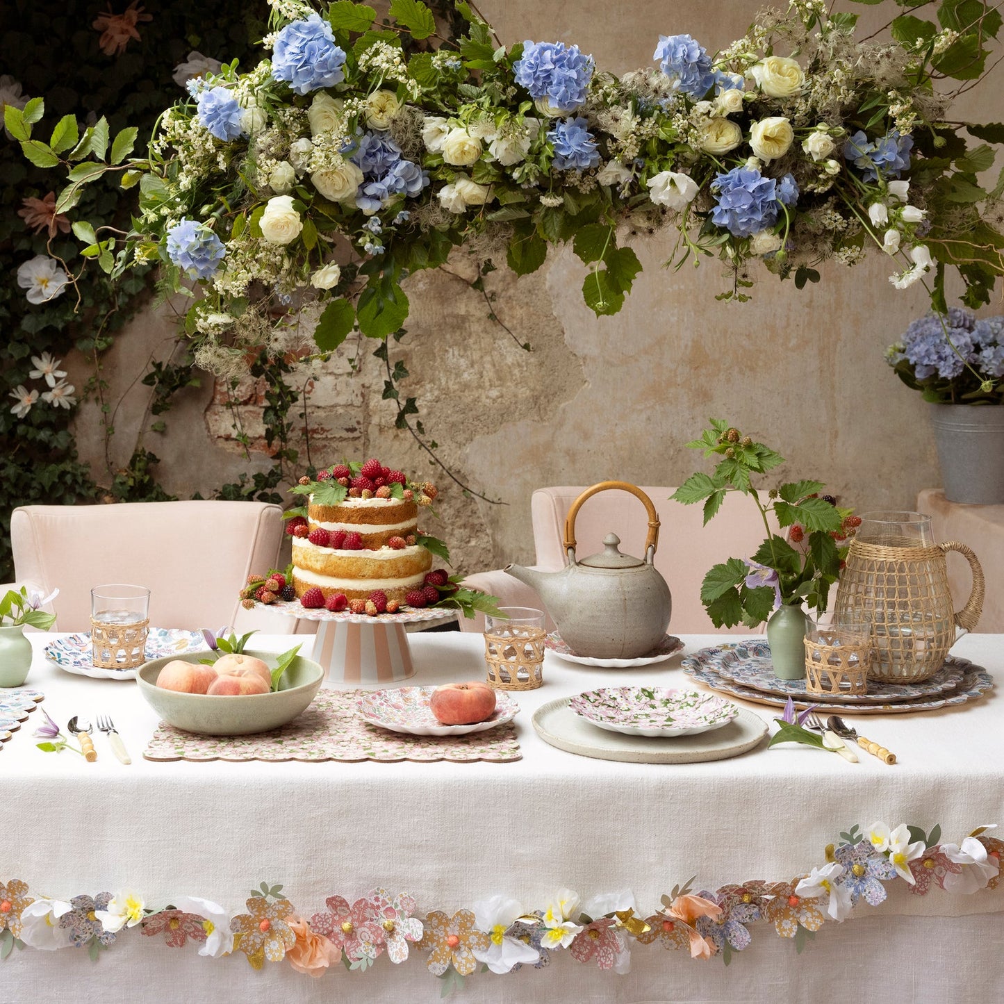 Paper Flower Garland