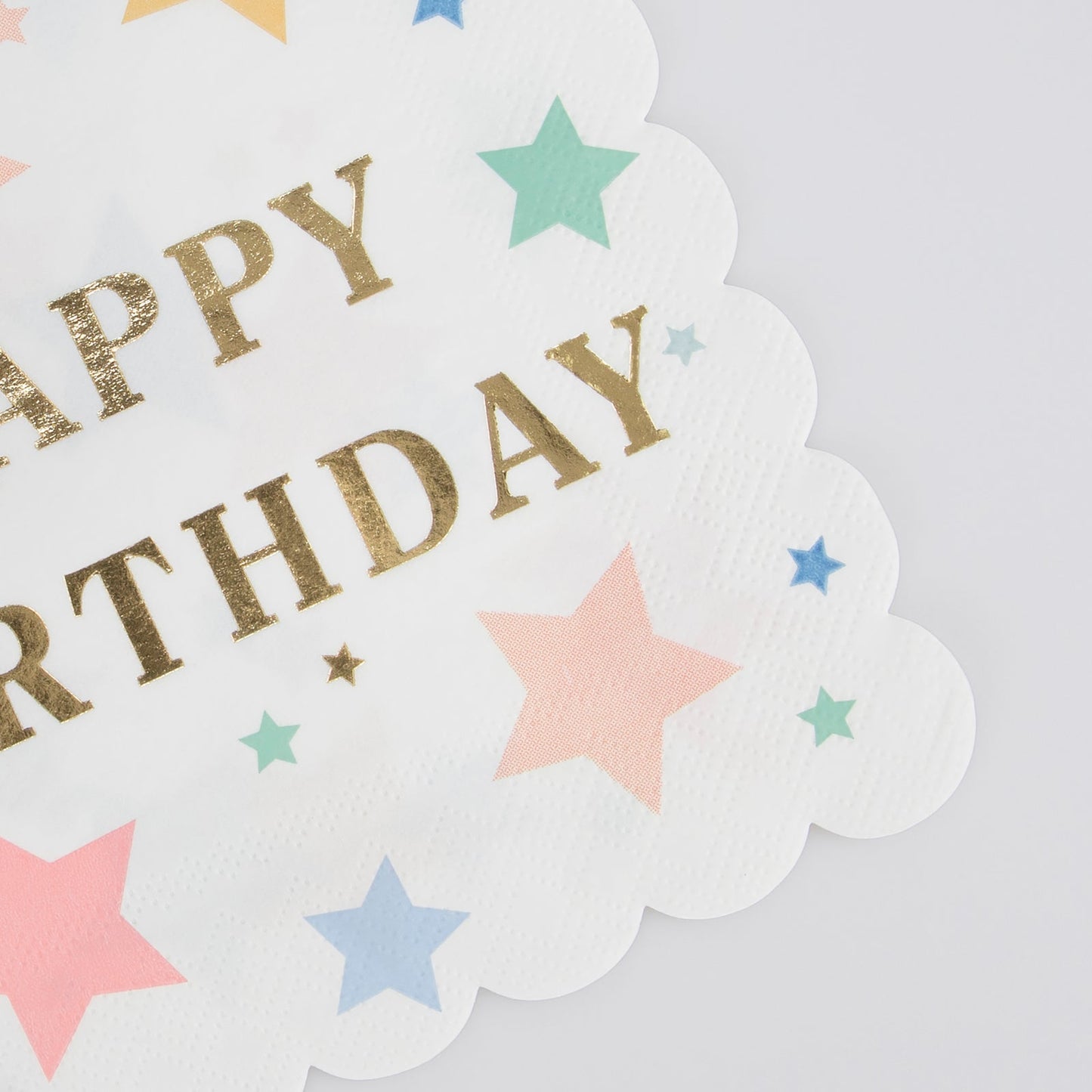 Happy Birthday Stars Large Napkins