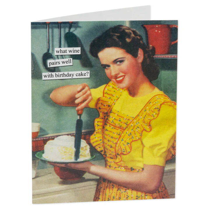 Birthday Wine Greeting Card