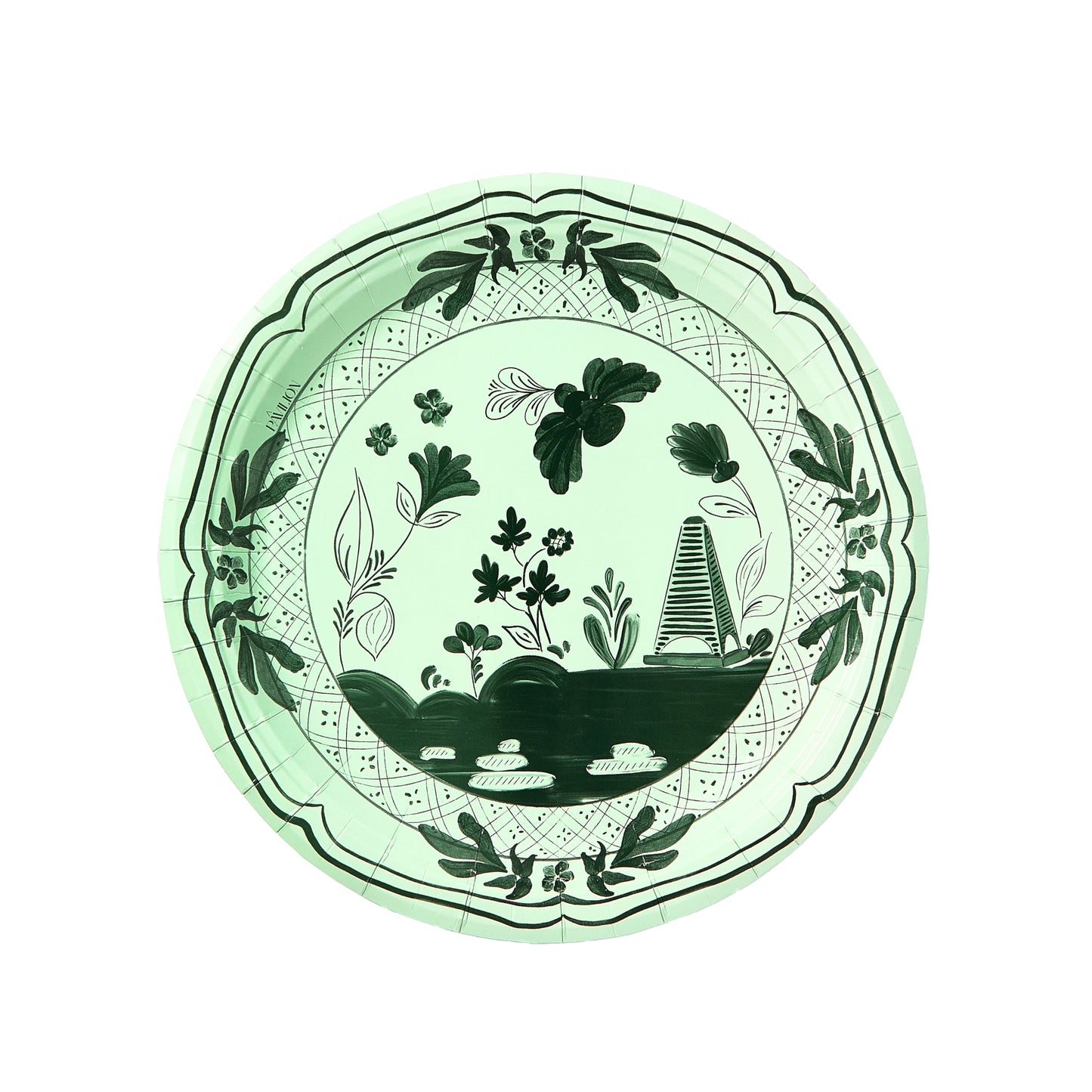 Beachside Pavilion Mint Dinner Plates