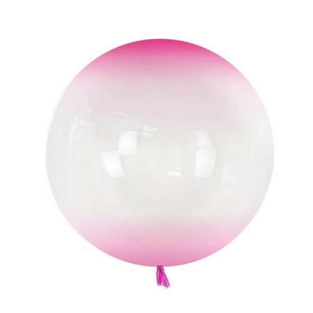 18" Gradient Pink Bubble Balloon