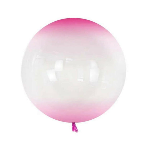 18" Gradient Pink Bubble Balloon
