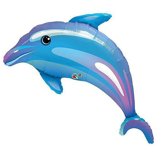 Load image into Gallery viewer, 42&amp;quot; Dolphin Mylar Balloon
