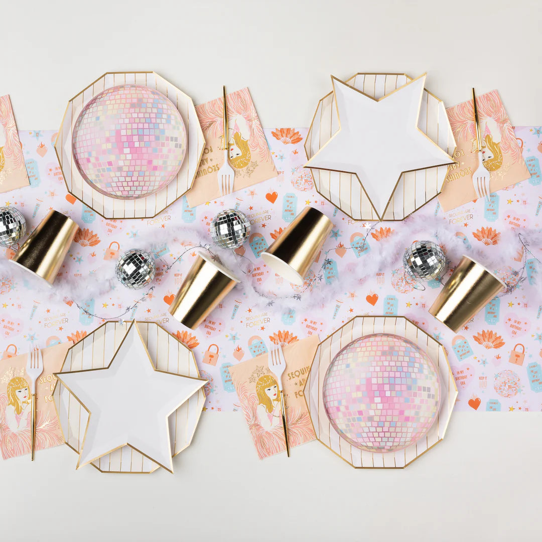 White Star Shaped Plates