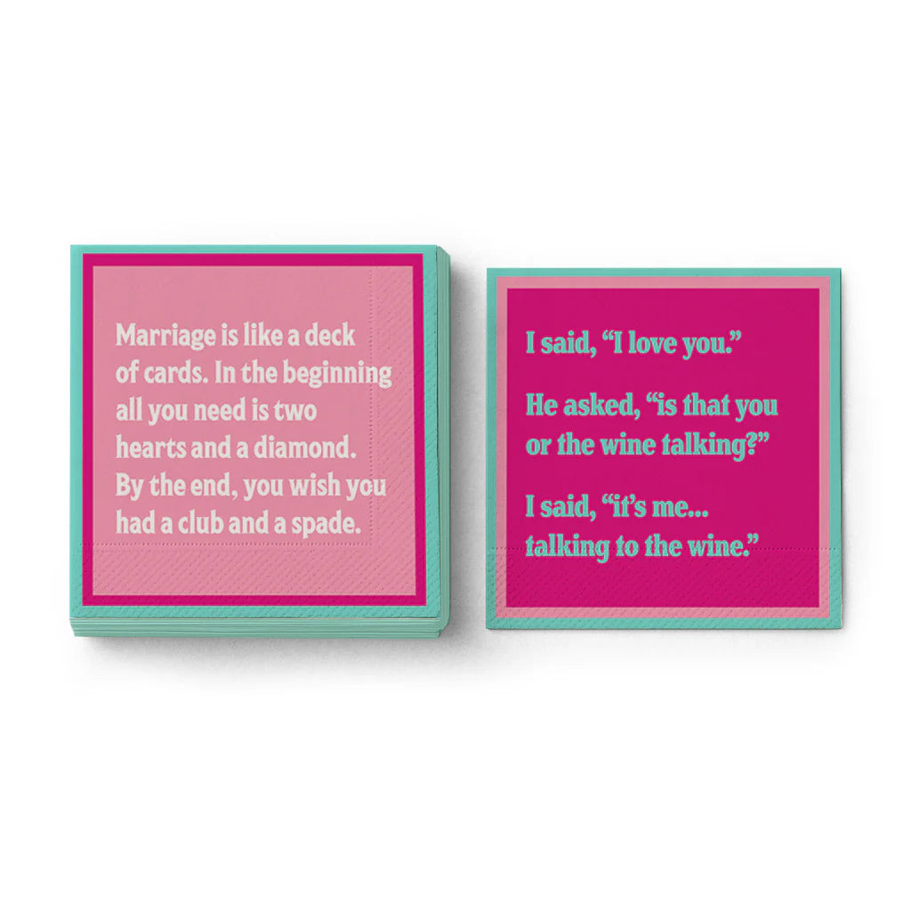 Napkins: Wine Talking