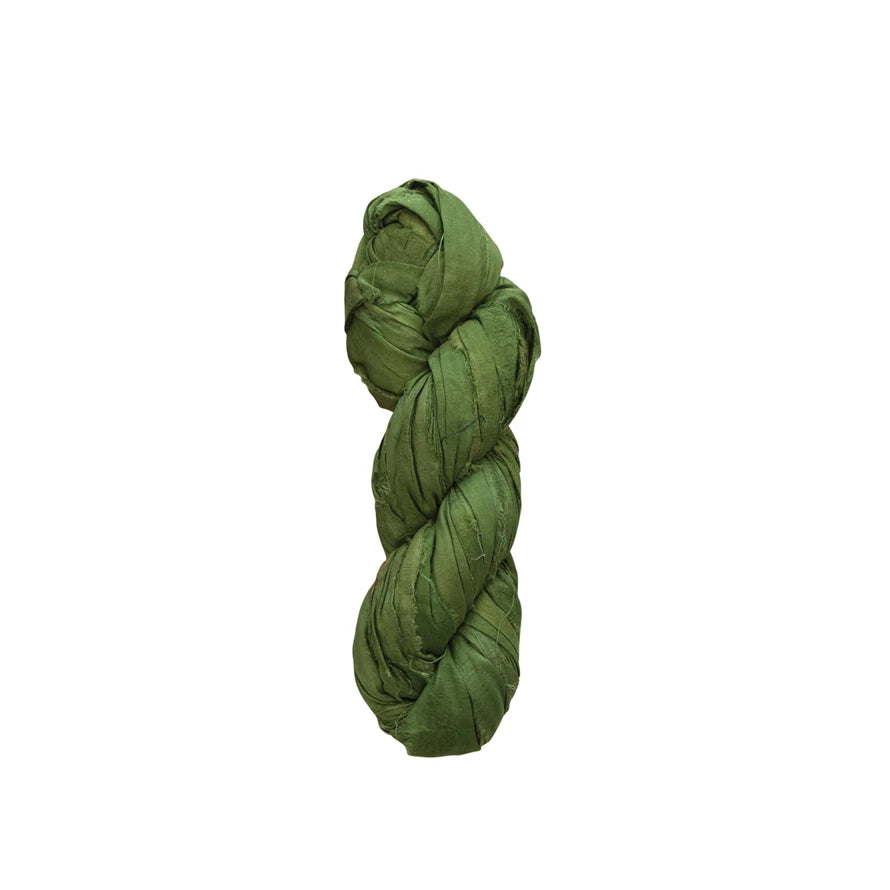 Green Silk Ribbon