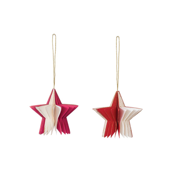 Paper Honeycomb Star Ornament