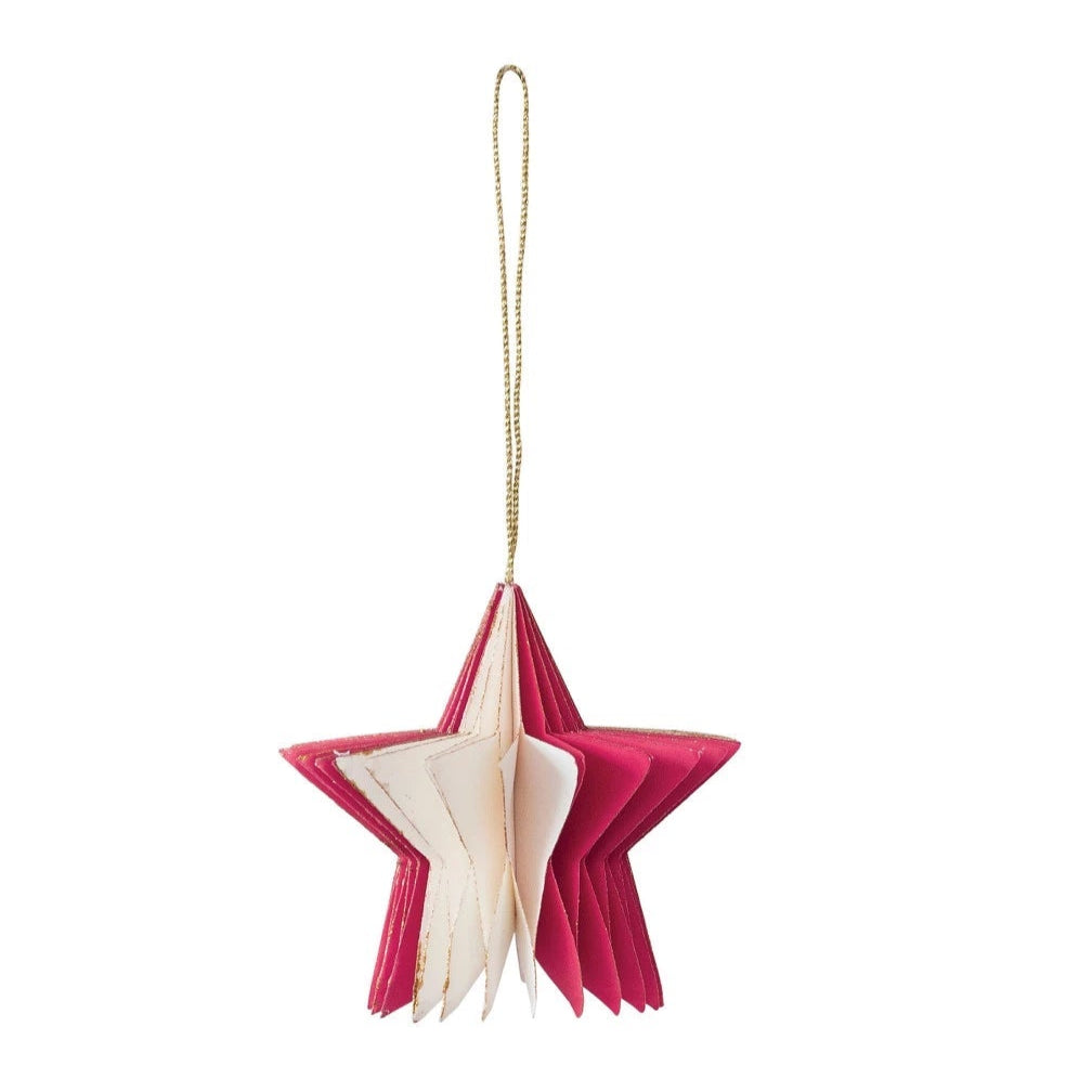 Paper Honeycomb Star Ornament