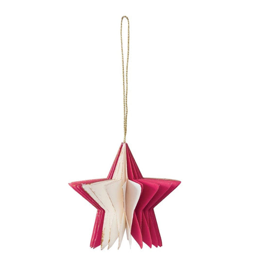 Paper Honeycomb Star Ornament