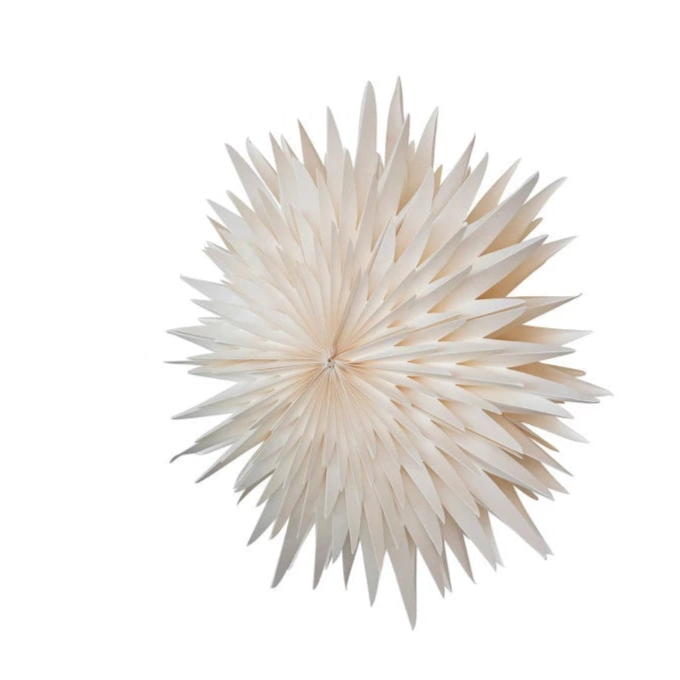 Folding Snowflake Ornament with LED Light String