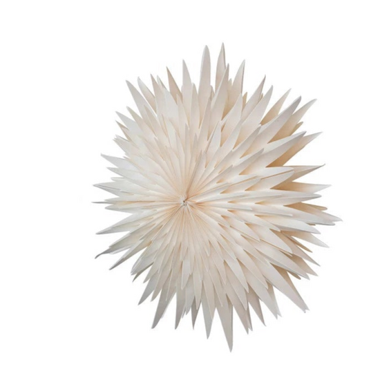 Folding Snowflake Ornament with LED Light String