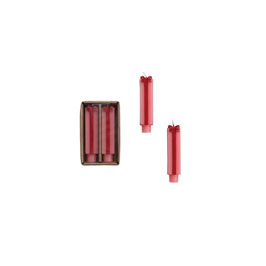 Pink & Red Gift Small Taper Candles