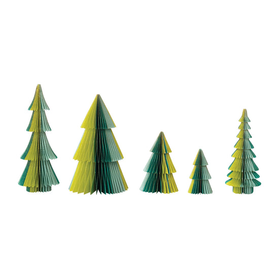 Green Folding Honeycomb Trees