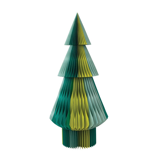 Folding Honeycomb Tree - Shades of Green